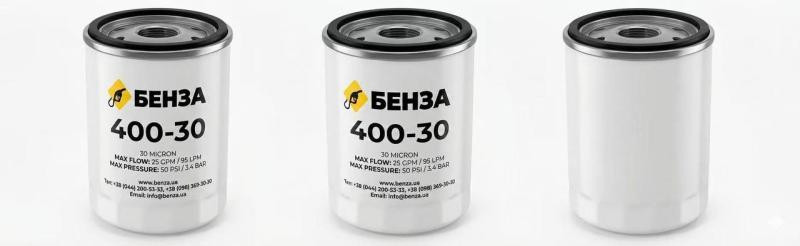 Купити Фільтр для дизеля та бензину БЕНЗА 400-30, 30 мкм, 95 л/хв