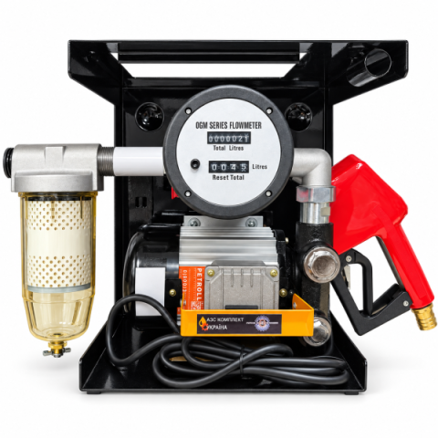 Купить Мини-АЗС PETROL TITAN 220 V для ДТ, 70 л/мин, 800 Вт — со счётчиком OGM, фильтром-сепаратором и авто