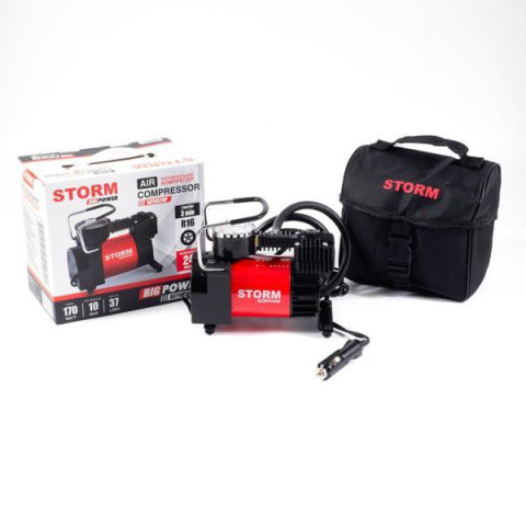 Купить Компресор автомобільний Storm Big Power Autostop 10 Атм 37 л/хв 170 Вт