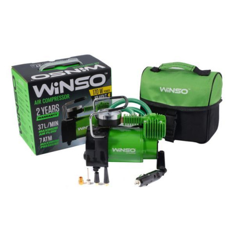 Купити Компресор автомобільний Winso 7 Атм 37 л/хв 170 Вт