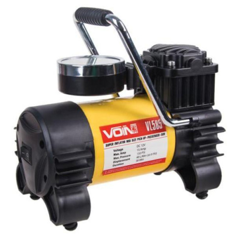 Купить Компресор автомобільний "VOIN" VL-585 150psi/15A/40л/прикур./перехідник на клеми