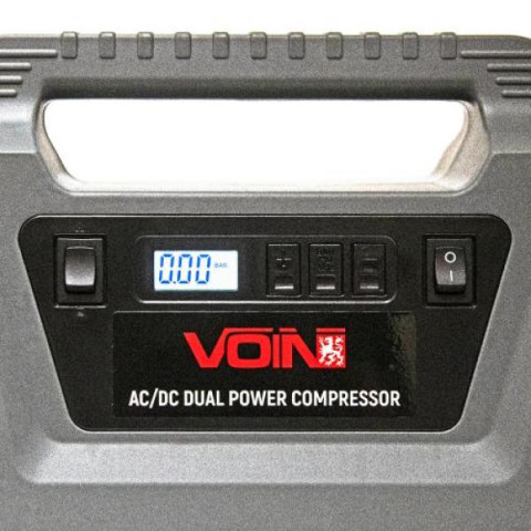 Купити Компресор автомобільний "VOIN" VC-220 116psi/10А/25л/AC /DC/Автостоп