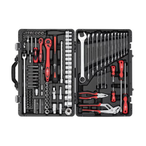 Набір інструментів, проф., 1/2" + 1/4", Cr-V, 119 од., головки: 4-32 мм, E4-E22, біти 43 од., ключі: цена отзывы Купить Набір інструментів, проф., 1/2" + 1/4", Cr-V, 119 од., головки: 4-32 мм, E4-E22, біти 43 од., ключі: