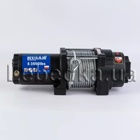 Лебідка для квадроцикла Husar BST S 3500 LBS 1587 кг 24 В ціна відгуки Купити Лебідка для квадроцикла Husar BST S 3500 LBS 1587 кг 24 В