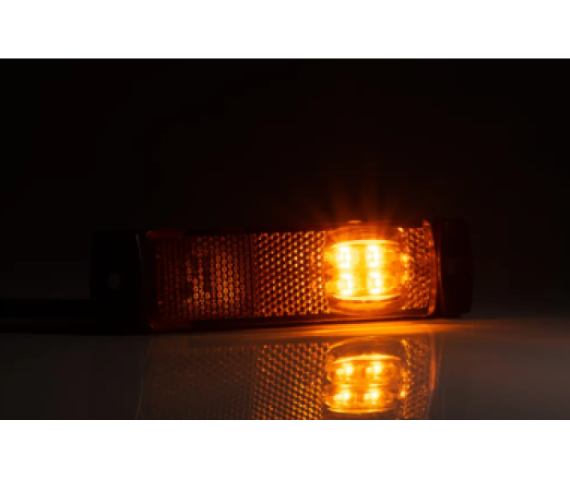 Купить Габаритні ліхтарі 4 діода Fristom (жовтий) LED Польща (2403100325)
