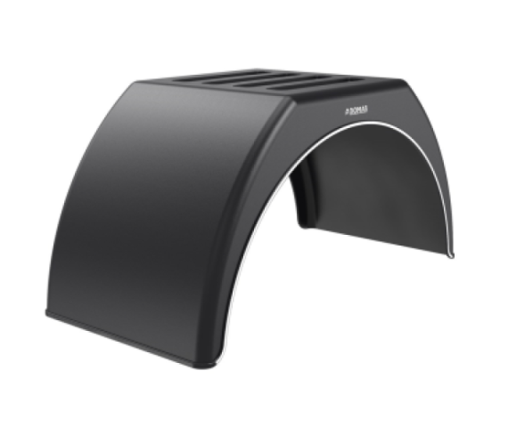 Купить Крило на причіп з білою смугою Domar DK3120, B=510 мм (Італія) Domar Пластик Італія (DK3120)