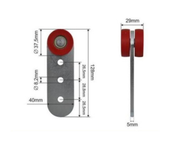 Купить Ролик бокової штори 37,5*29*127 Цинк Versus Original Польща (1804336040)