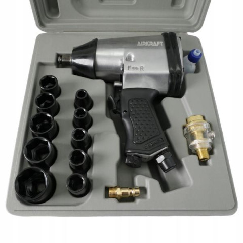 Купити Пневмогайковерт з набором пневмоінструменту 1/2" 17од. AIRKRAFT AT-5004SG