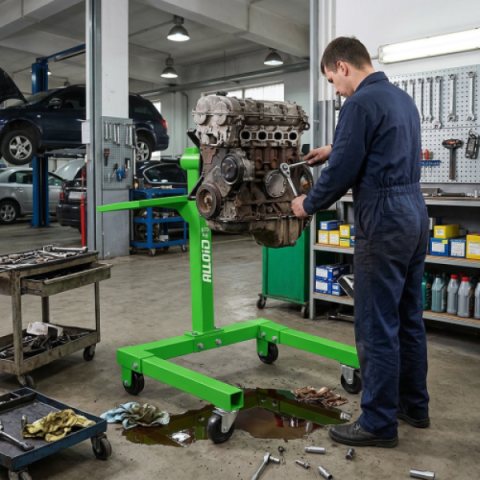 Купить Alloid. Підкатний тримач двигуна 570 кг