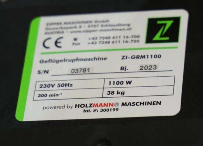 Купити Машина для зняття пір`я Zipper ZI-GRM1100