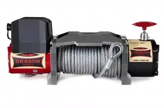 Купить Лебедка автомобильная электрическая Dragon Winch DWM 13000 HD 24 В трос 30 м