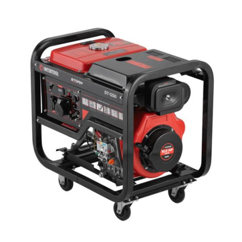 Купить Генератор дизельний 5,0/5,5 кВт, 220 В, 12,5 л, електро/ручний старт, мідна обмотка, STORM