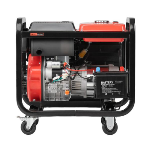 Купити Генератор дизельний 7,0/7,5 кВт, 220 В, 12,5 л, електро/ручний старт, мідна обмотка, STORM