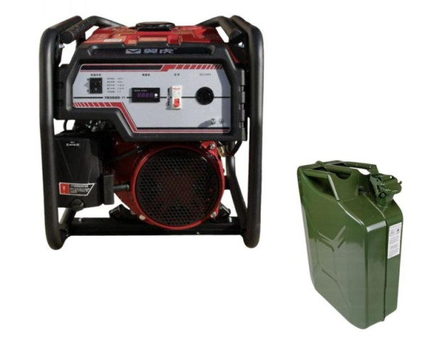 Купити Бензиновый генератор EF Power YH3600-IV + газовая плитка Orcamp CK-505 + 4 газовых картриджа 400 мл