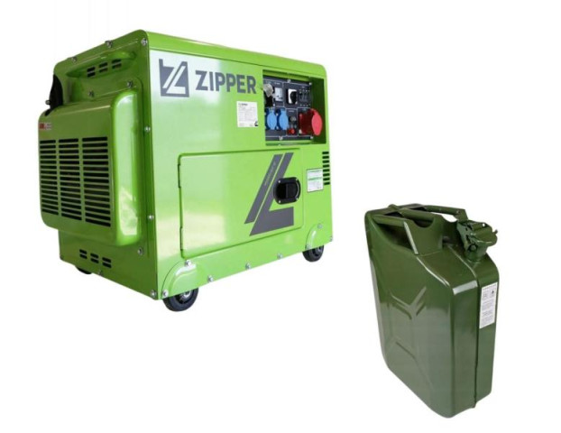 Купить Дизельный генератор Zipper ZI-STE7500DSH + газовая плитка Orcamp CK-505 + 4 газовых картриджа 400 мл