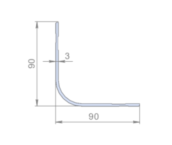 Купити Алюмінієвий профіль, 90х90 Алюміній Україна (2700678913)