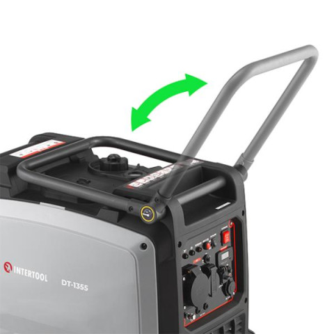 Купить Генератор бензиновий інверторний 5,0/5,5 кВт, 230 В, бак 11 л, електро/ручний старт, мідна обмотка, 