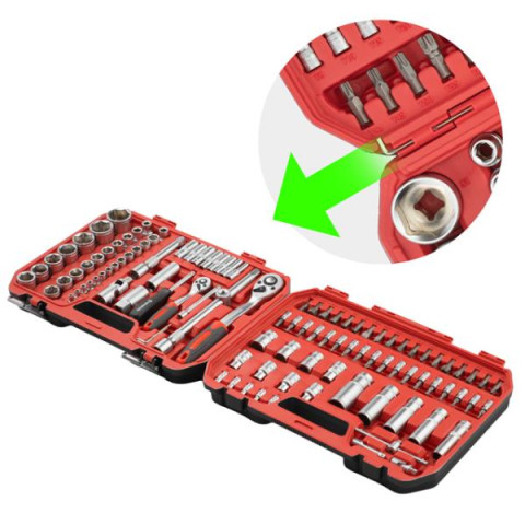 Купить Набір інструментів 1/2" & 1/4" 110од (ET-6108SP)