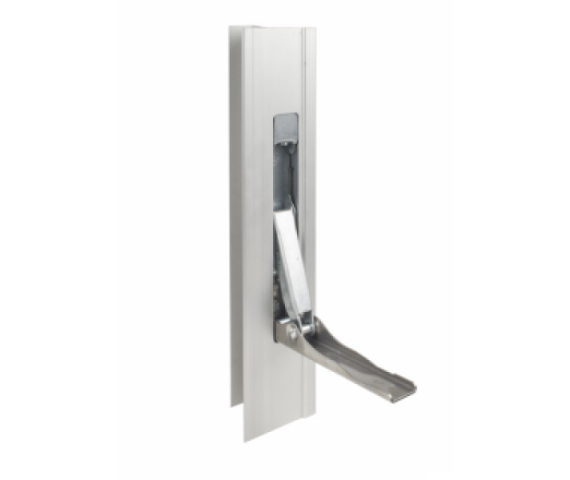 Купити Стійковий замок алюмінієвого борту причепа, 400мм  (правий) Алюміній Польща (1702640030)