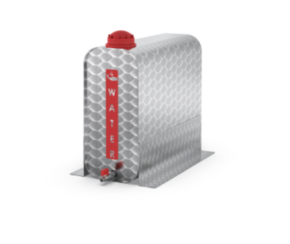 Купить Бак для води Daken автомобільний з дозатором (рукомийник) та боковими опорами 25 літрів Daken Нерж І