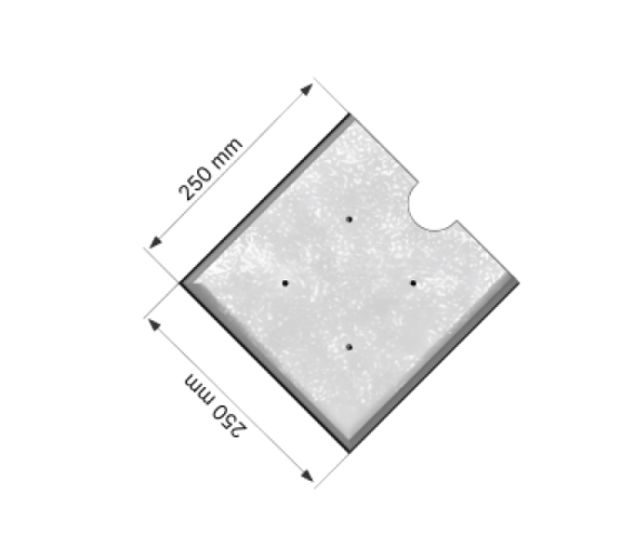 Купить Карман для інформаційної таблиці 250х250мм Алюміній Україна (2602996539)