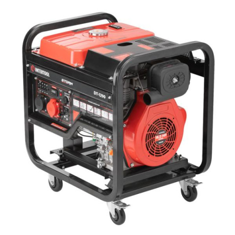 Купить Генератор дизельний 8,0/9,0 кВт, 400/230 В, DUAL POWER, бак 25 л, електро/ручний старт, мідна обмотк