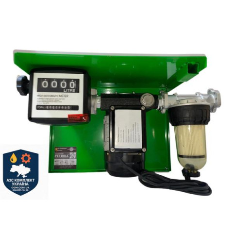 Купити Мини-АЗС для дизельного топлива PETROLL DYB 220-80, 220 В, до 80 л/мин, с механическим счётчиком OGM