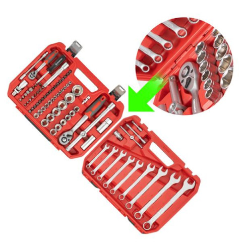 Купити Набір інструментів 1/2" & 1/4" 82од (ET-6082SP)