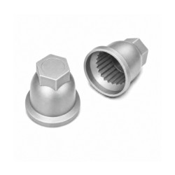 Купить Ковпачок на гайку колеса, срібний, 32 mm Ковпачок Жовтий Пластик Україна (1105851051)