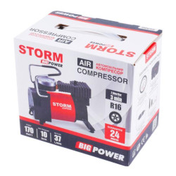 Купити Компресор автомобільний Storm Big Power 10 Атм 37 л/хв 170 Вт
