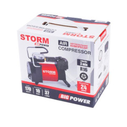 Купити Компресор автомобільний Storm Big Power 10 Атм 37 л/хв 170 Вт