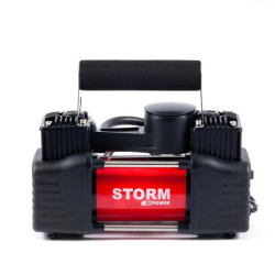 Купити Компресор двоциліндровий автомобільний Storm Bi-Power10 Атм 85 л/хв 360 Вт