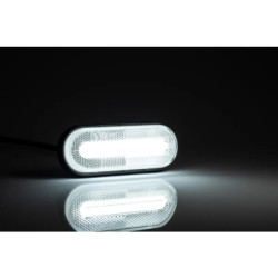 Купити Габаритний ліхтар для вантажівок білий з кронштейном, Fristom LED Білий Габаритний ліхтар Габарит з 