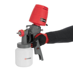 Купити Фарбопульт електричний HVLP 450 Вт, форсунка 1.5 мм, бачок 1л., 0.14-0.35 Бар, 100-200 мл / хв