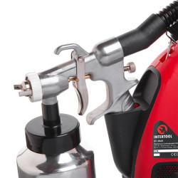 Купити Фарбопульт електричний HVLP 600 Вт, форсунка 1.8 мм, бачок 1л., 0.14-0.70 Бар, 450-550 мл / хв