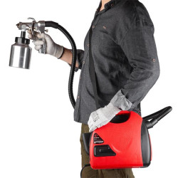 Купити Фарбопульт електричний HVLP 600 Вт, форсунка 1.8 мм, бачок 1л., 0.14-0.70 Бар, 450-550 мл / хв