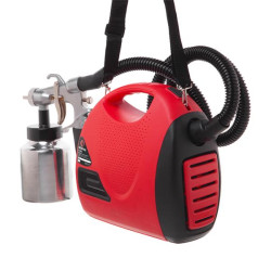 Купити Фарбопульт електричний HVLP 600 Вт, форсунка 1.8 мм, бачок 1л., 0.14-0.70 Бар, 450-550 мл / хв