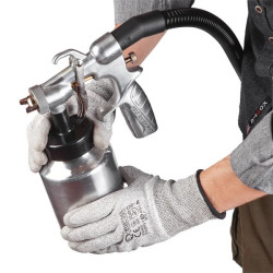 Купити Фарбопульт електричний HVLP 600 Вт, форсунка 1.8 мм, бачок 1л., 0.14-0.70 Бар, 450-550 мл / хв