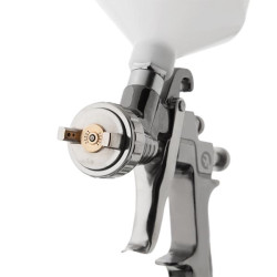 Купить Фарбопульт пневматичний LVLP, форсунка - 1.3 мм, з редуктором, пластиковий бачок - 600 мл, 2 бар