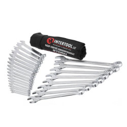 Купить Набір ключів комбінованих, 25 шт., 6-32 мм, Cr-V, чохол, DIN3113, STORM