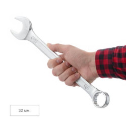 Купить Набір ключів комбінованих, 25 шт., 6-32 мм, Cr-V, чохол, DIN3113, STORM