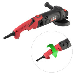 Купить Шліфмашина кутова, 1,2 кВт, 5000-12000 об/хв, диск 125 мм, поворотне руків’я