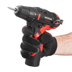 Купити Дриль-шурупокрут акумуляторний, 12 В, 30 Nm, 0-350/0-1300 об/хв, патрон 0,8-10 мм, 2,0 Аг