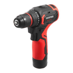 Купити Дриль-шурупокрут акумуляторний, безщітковий двигун, 12 В, 50 Nm, 0-500/0-1900 об/хв, патрон 0,8-10 м