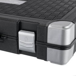 Купить Набір інструментів, проф., 1/2" + 1/4", Cr-V, 119 од., головки: 4-32 мм, E4-E22, біти 43 од., ключі: