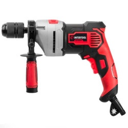 Купити Дриль ударний, 0,9 кВт, 0-2800 об/хв, 1,5-13 мм, металевий корпус редуктора, швидкозатискний патрон