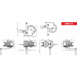 Купити Лебідка ручна Dragon Winch DWK 25