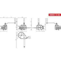 Купити Лебідка ручна Dragon Winch DWK-O 1200 HD