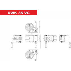 Купити Лебідка ручна Dragon Winch DWK 35 VCP (з корпусом)