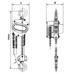 Купити Таль ручна ланцюгова АТК HSS 1-3